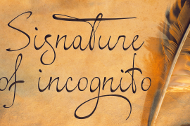 Signature of Incognito Regular