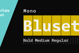 Bluset Now Mono Bold Oblique