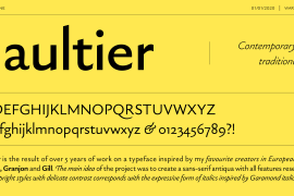 Gaultier Heavy Italic