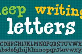 Keep writing letters
