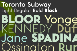 Toronto Subway Black