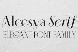 Aleesya Serif Bold