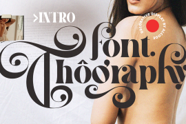 Font Thography Regular