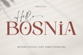 Hello Bosnia Serif Regular