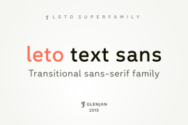 Leto Text Sans Defect