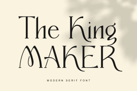 The King Maker Italic