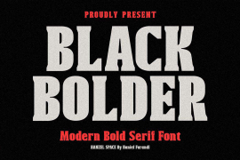 Black Bolder Regular