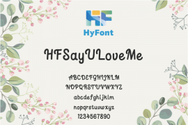 HFSayULoveMe Regular