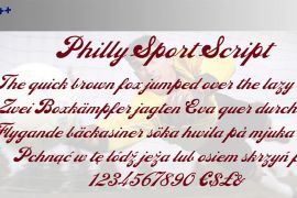 Philly Sport Script Std Regular