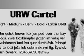 Cartel Std Bold