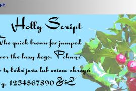 Holly Script Std Normal