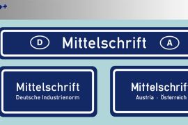 Mittelschrift Austria Std Standard (D)