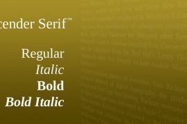 Ascender Serif WGL Bold Italic