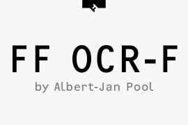 FF OCR-F Pro Bold