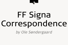 FF Signa Correspondence Pro Bold