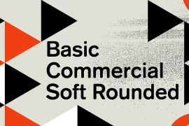 Basic Commercial Soft Rounded Pro Black