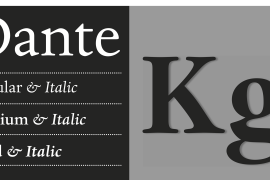 Dante Pro Bold
