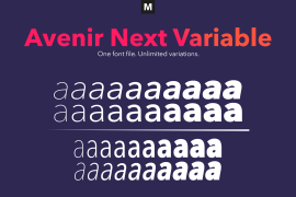 Avenir Next Variable Pro Italic