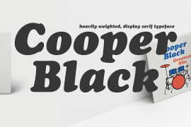 Cooper Black Std Italic