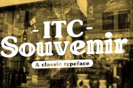 ITC Souvenir Std Bold