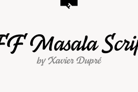 FF Masala Script Pro Black